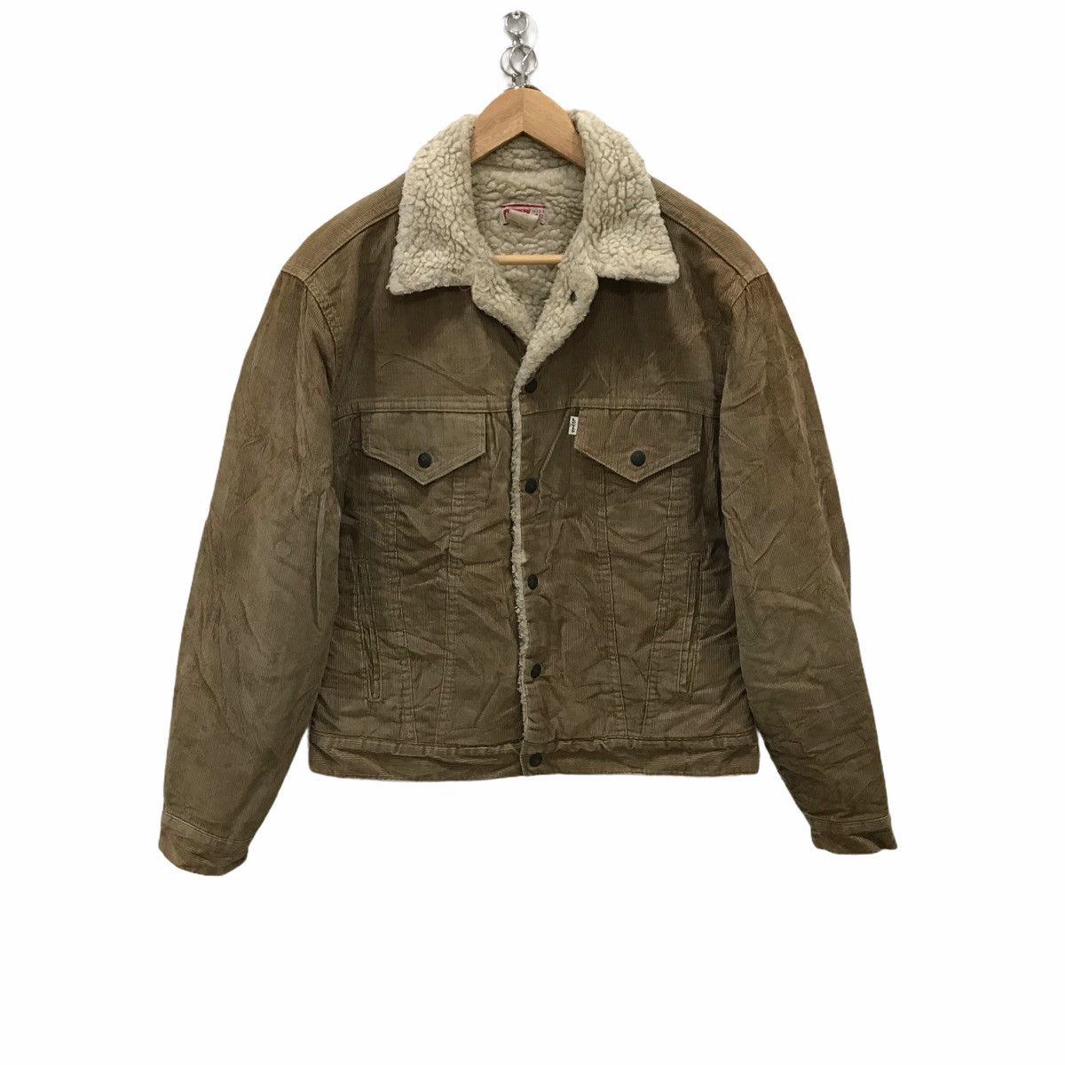 Levi's × Levi's Vintage Clothing × Vintage Vintage Levi's Sherpa Shearling Corduroy Jacket Size US L / EU 52-54 / 3 - 2 Thumbnail