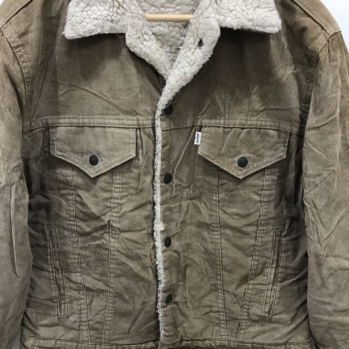 Levi's × Levi's Vintage Clothing × Vintage Vintage Levi's Sherpa Shearling Corduroy Jacket Size US L / EU 52-54 / 3 - 4 Thumbnail