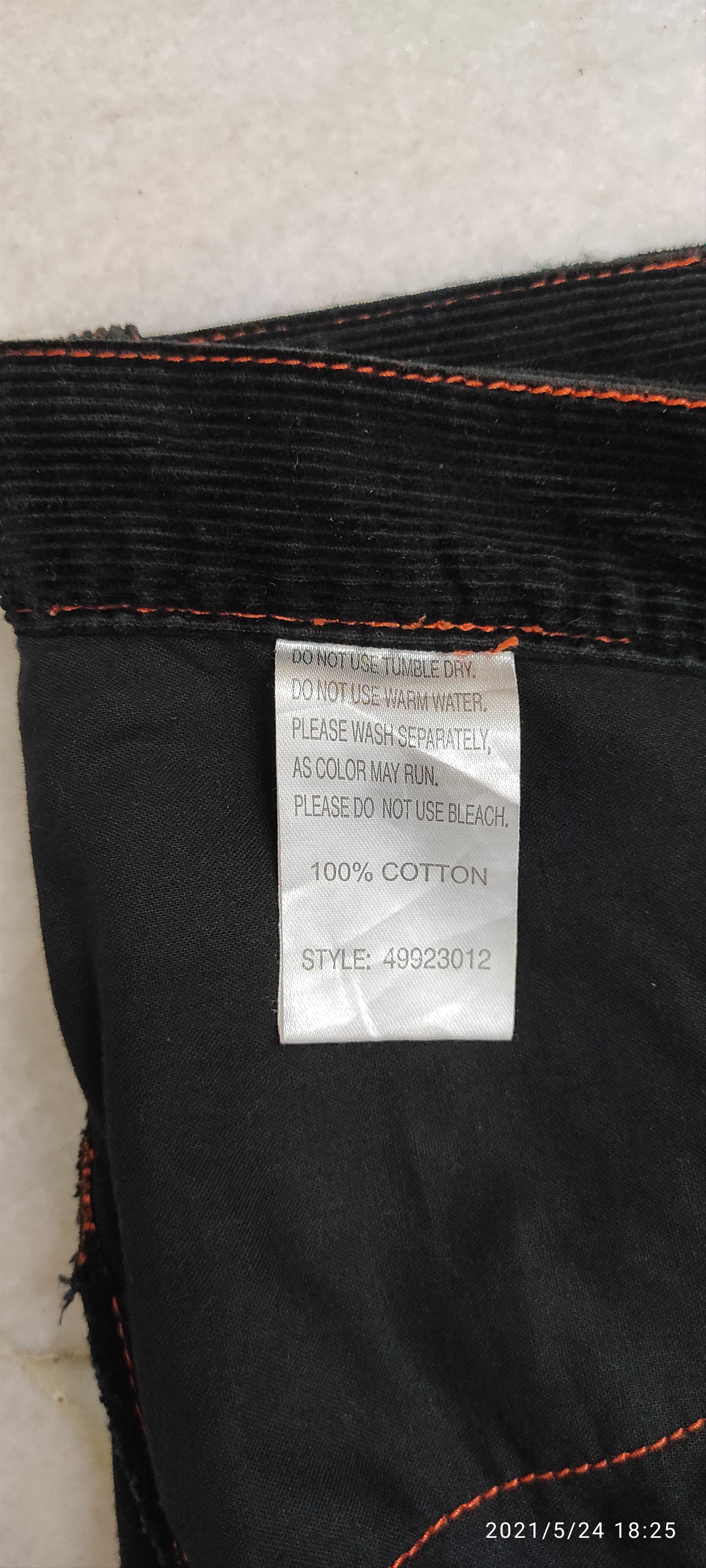 Other POPULARIZATION zipper velvet denim pants Size US 31 - 5 Thumbnail