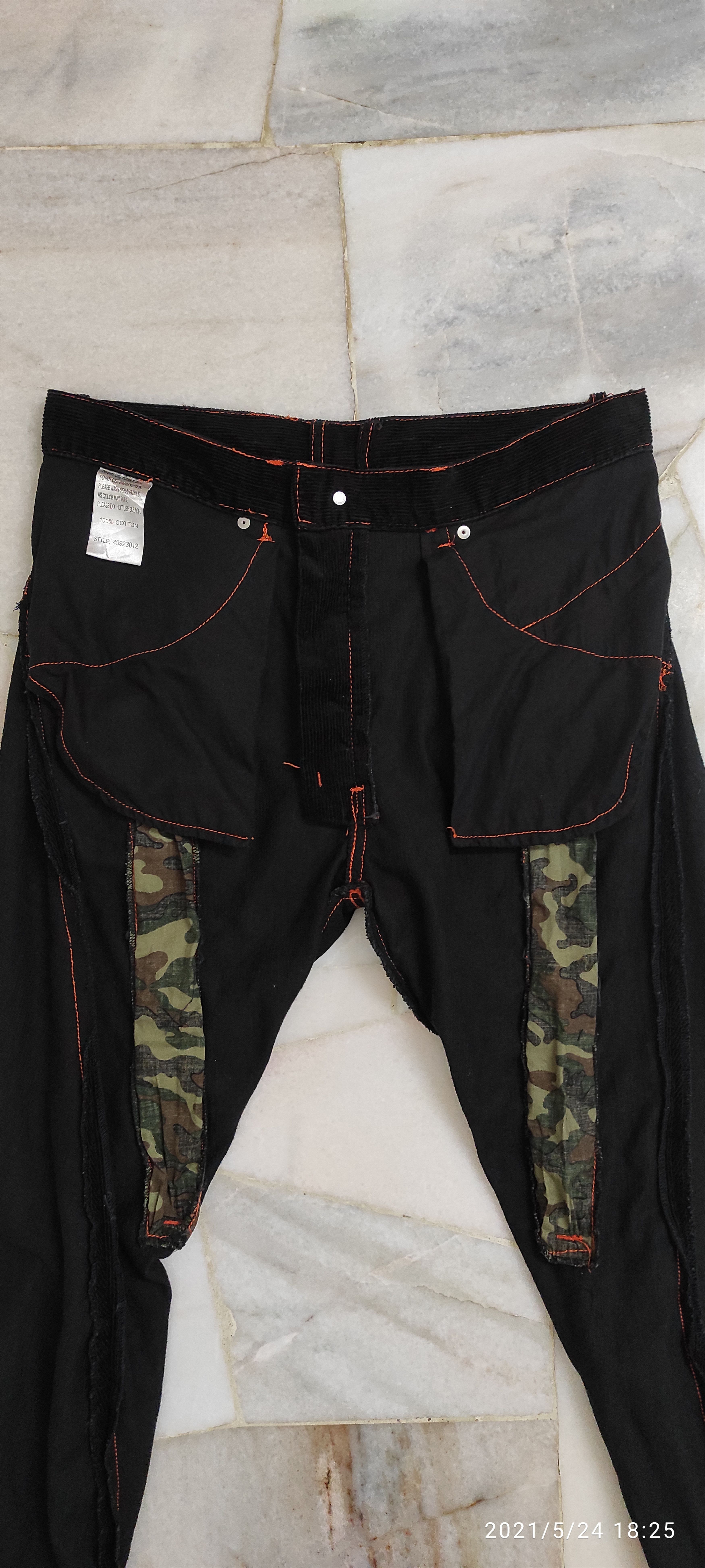 Other POPULARIZATION zipper velvet denim pants Size US 31 - 18 Thumbnail