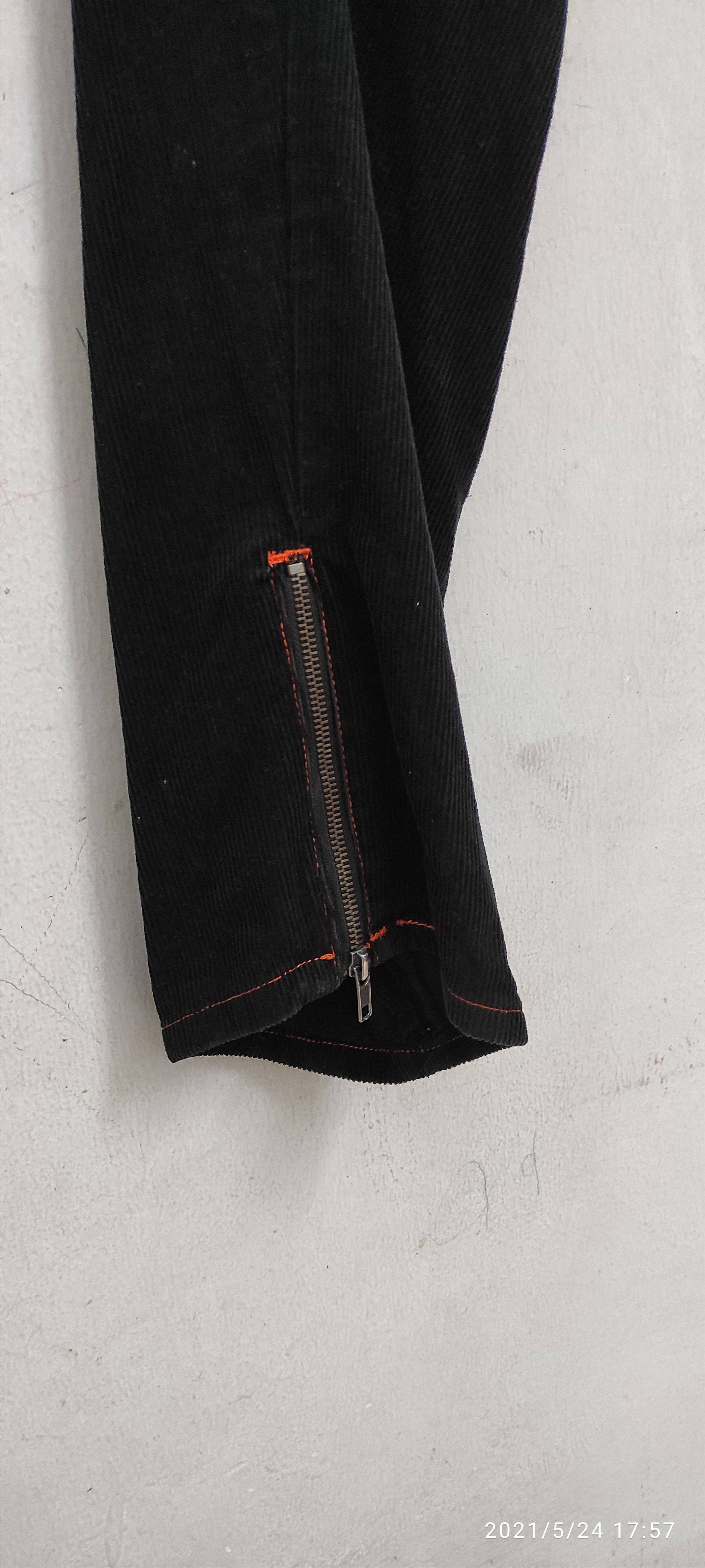 Other POPULARIZATION zipper velvet denim pants Size US 31 - 12 Thumbnail