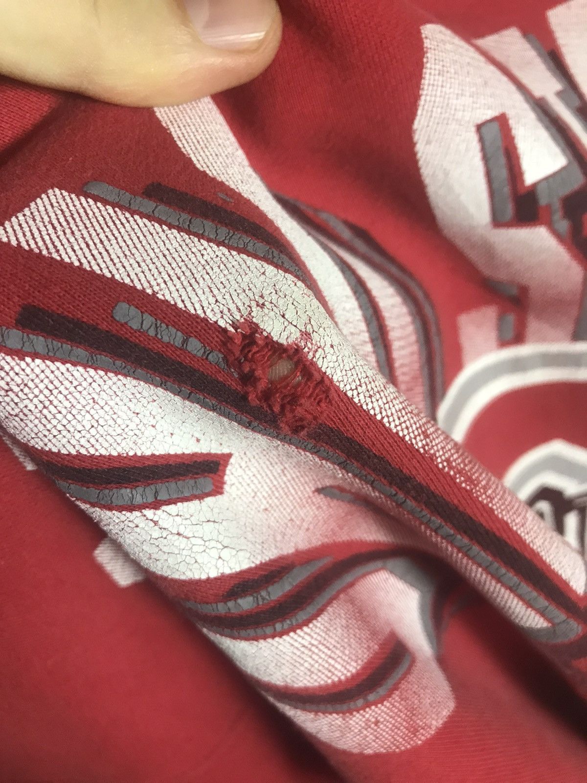 NFL 1994 Vintage 90s Ohio State Buckeyes sweatshirt Size US L / EU 52-54 / 3 - 3 Thumbnail