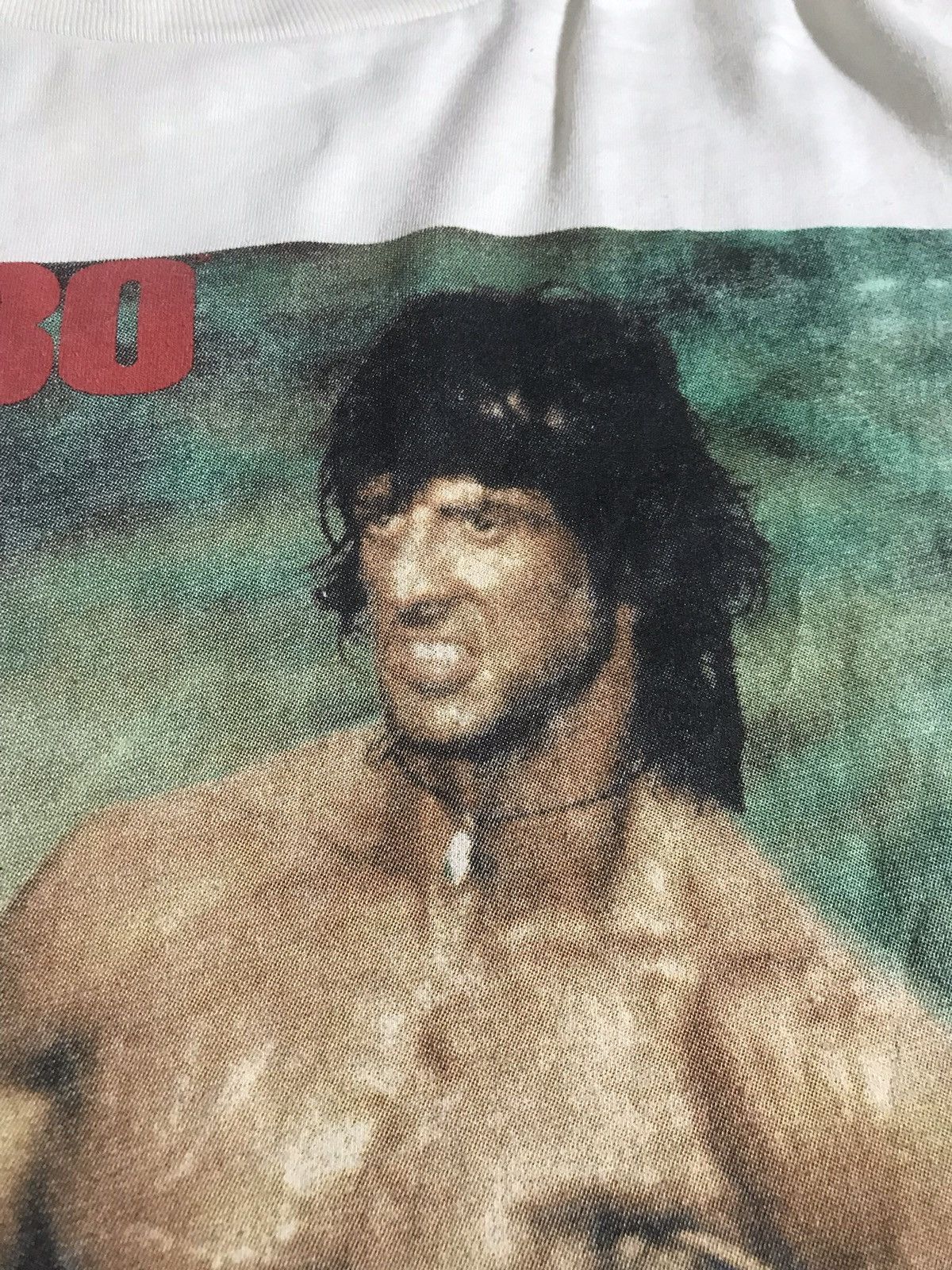 Vintage Rare Vintage Rambo promo movie made in USA t-shirt Size US L / EU 52-54 / 3 - 3 Thumbnail