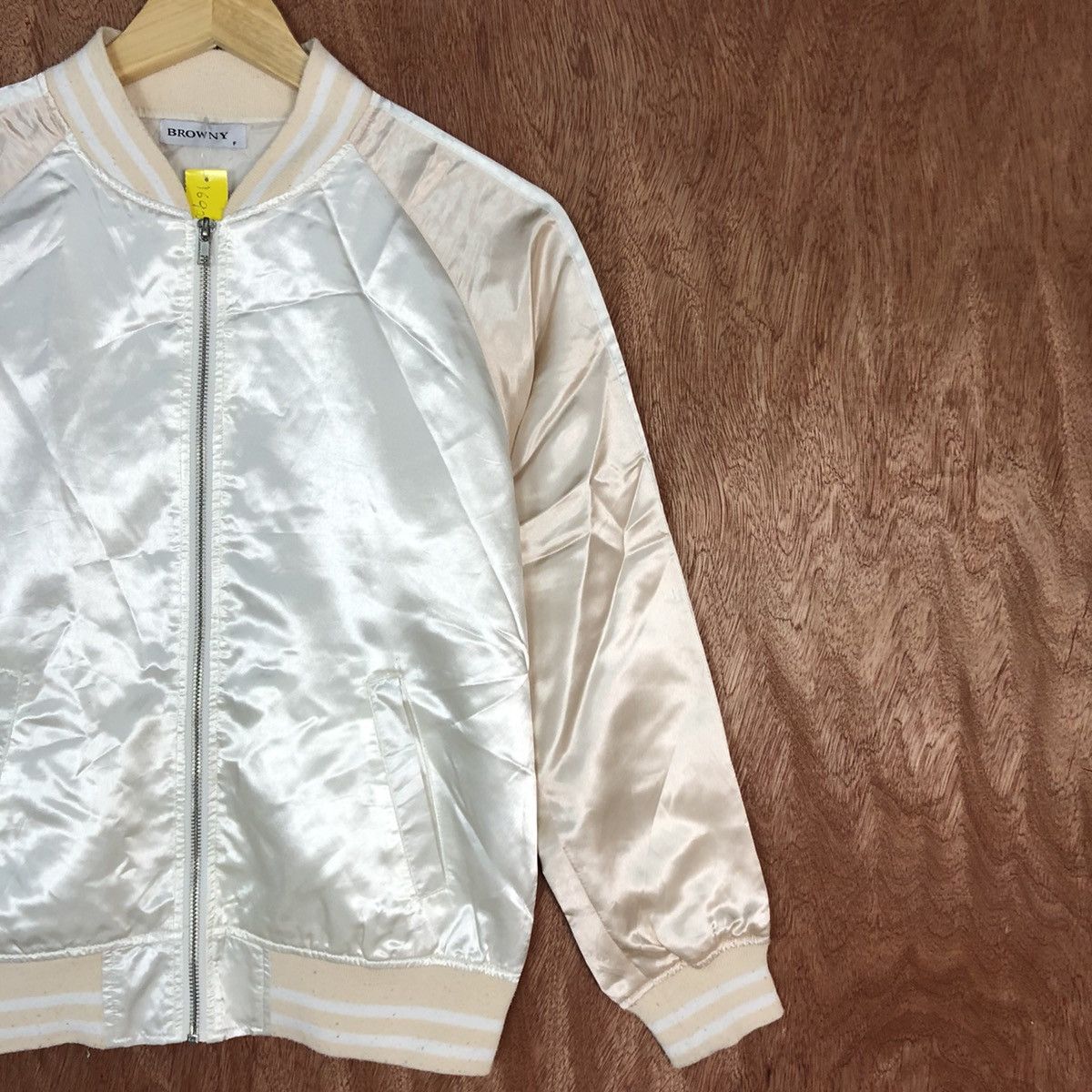 Japanese Brand DL Browny White tiger embroidered Varsity Jacket #1692 Size S / US 4 / IT 40 - 6 Thumbnail