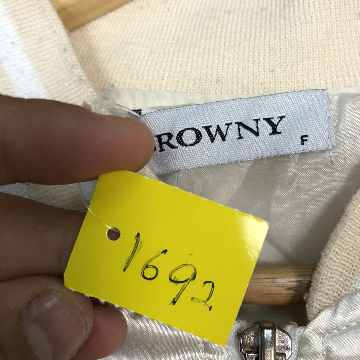 Japanese Brand DL Browny White tiger embroidered Varsity Jacket #1692 Size S / US 4 / IT 40 - 14 Thumbnail