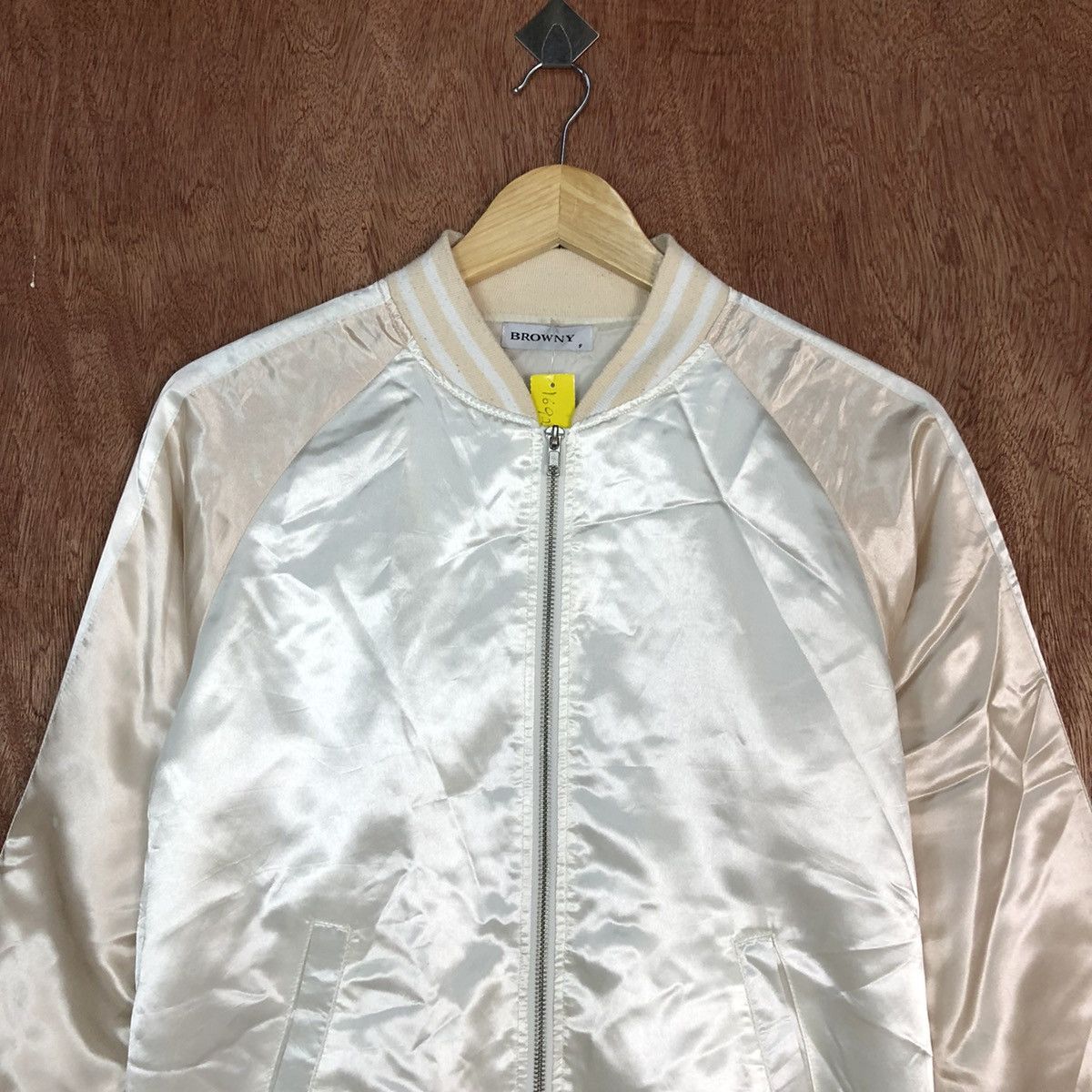 Japanese Brand DL Browny White tiger embroidered Varsity Jacket #1692 Size S / US 4 / IT 40 - 3 Thumbnail