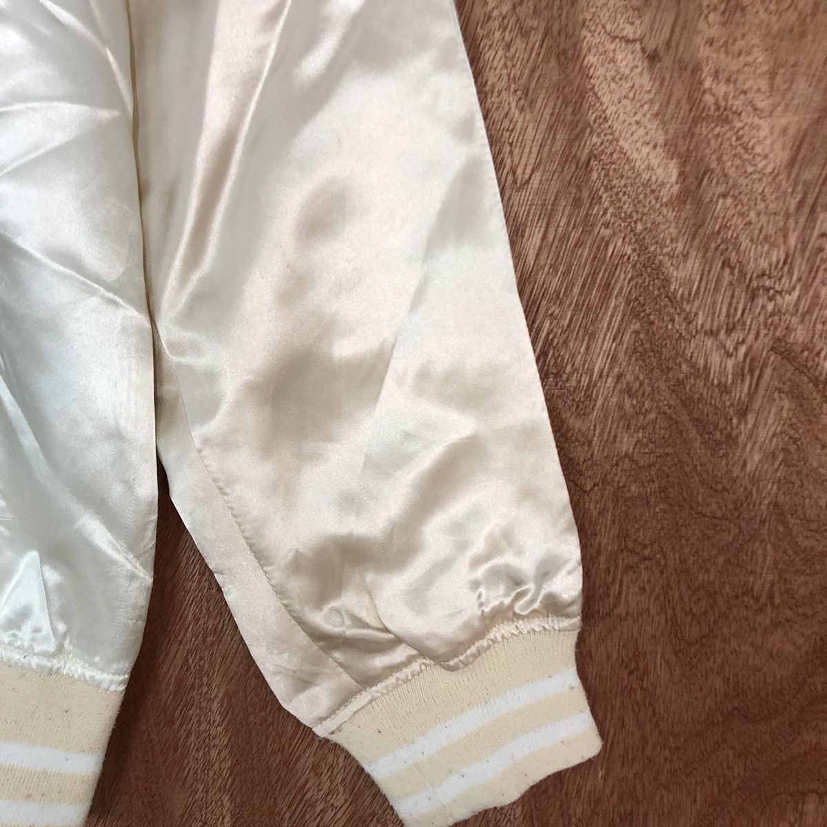 Japanese Brand DL Browny White tiger embroidered Varsity Jacket #1692 Size S / US 4 / IT 40 - 5 Thumbnail