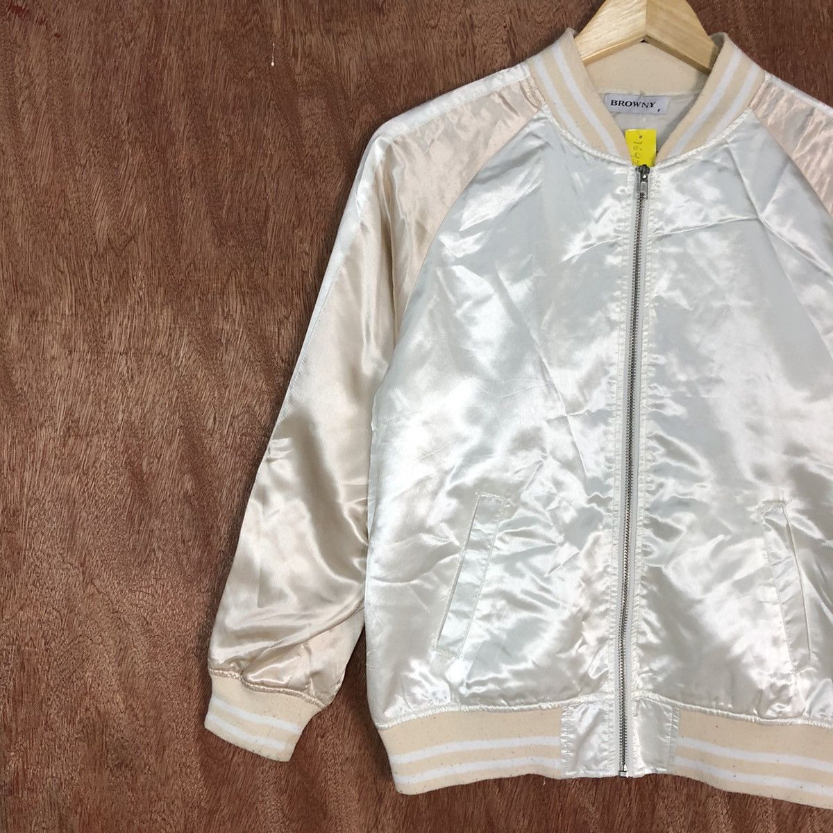 Japanese Brand DL Browny White tiger embroidered Varsity Jacket #1692 Size S / US 4 / IT 40 - 8 Thumbnail