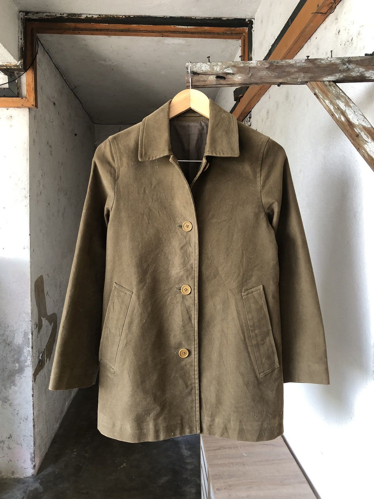 Image of Avant Garde x Margaret Howell Vintage Margaret Howell England Button Jacket in Brown (Size Small)