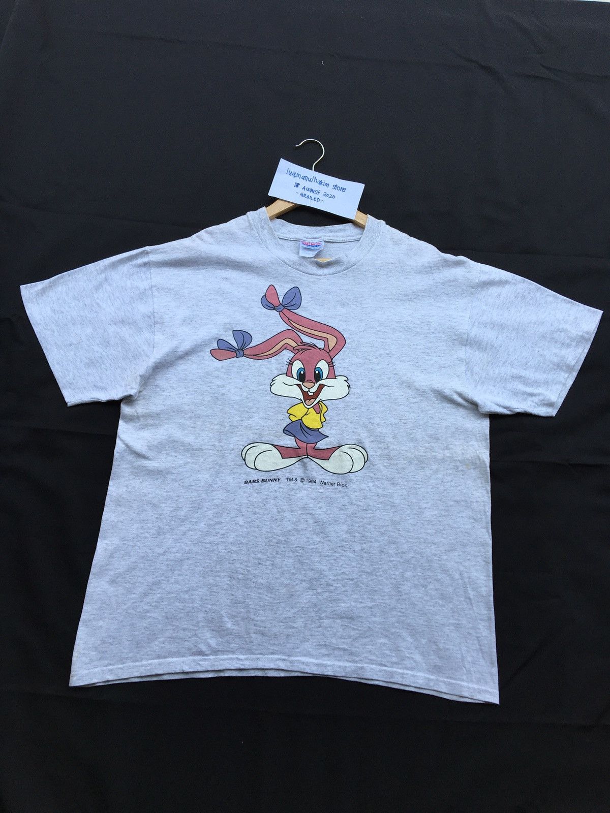 Hanes Vintage Babs Bunny Warner Bros Pictures Characters Tee Size US L / EU 52-54 / 3 - 11 Thumbnail
