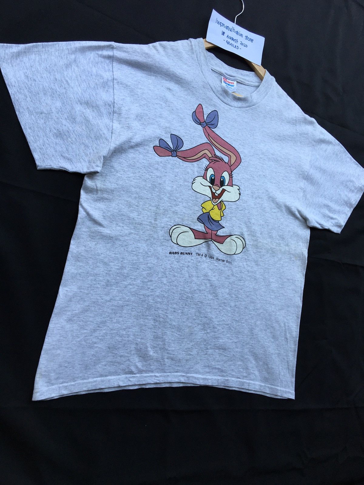 Hanes Vintage Babs Bunny Warner Bros Pictures Characters Tee Size US L / EU 52-54 / 3 - 3 Thumbnail
