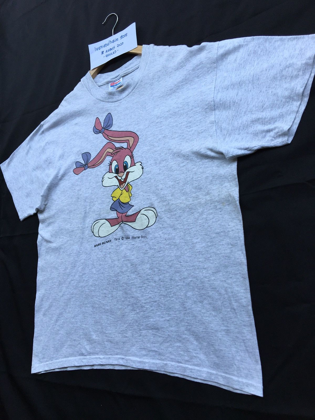 Hanes Vintage Babs Bunny Warner Bros Pictures Characters Tee Size US L / EU 52-54 / 3 - 4 Thumbnail