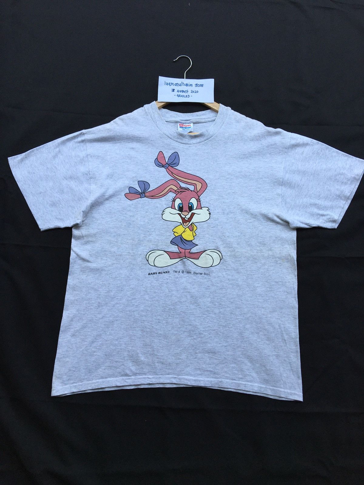 Hanes Vintage Babs Bunny Warner Bros Pictures Characters Tee Size US L / EU 52-54 / 3 - 2 Thumbnail