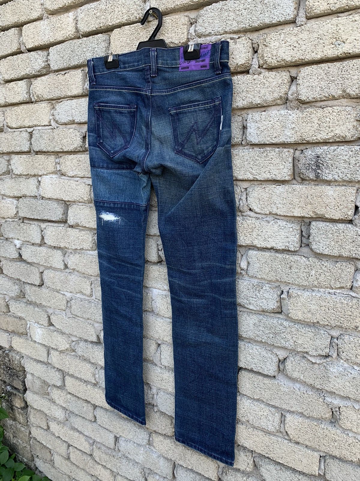 Neighborhood Neighborhood Savage Rips Patchwork 2003 Selvedge Denim Pants Size US 29 - 8 Thumbnail