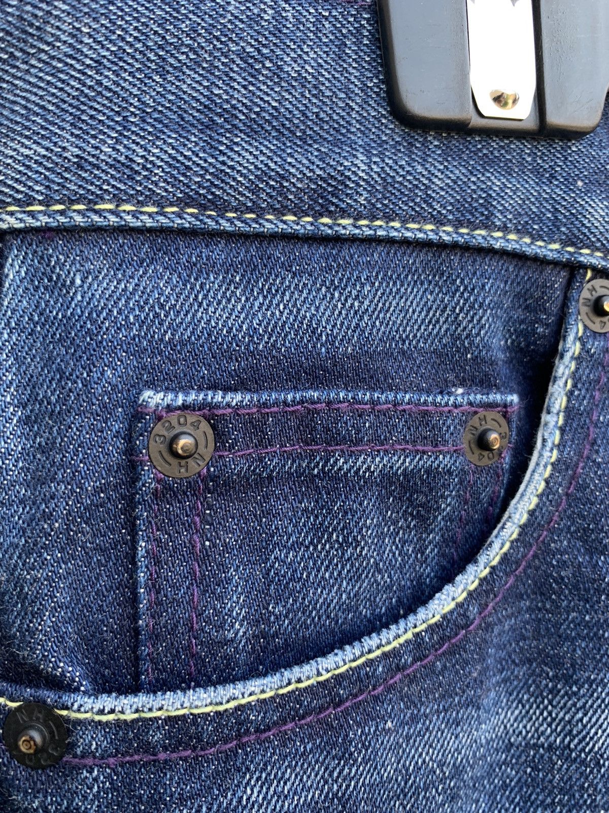 Neighborhood Neighborhood Savage Rips Patchwork 2003 Selvedge Denim Pants Size US 29 - 11 Thumbnail