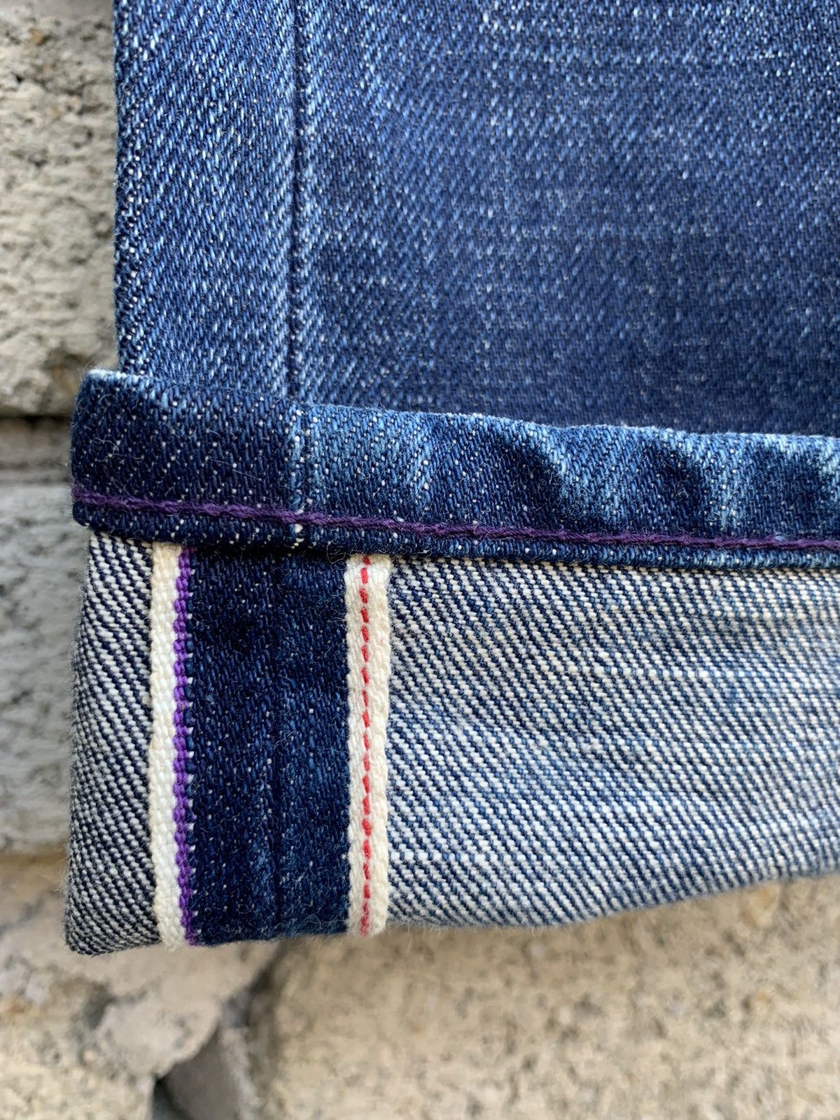 Neighborhood Neighborhood Savage Rips Patchwork 2003 Selvedge Denim Pants Size US 29 - 19 Thumbnail