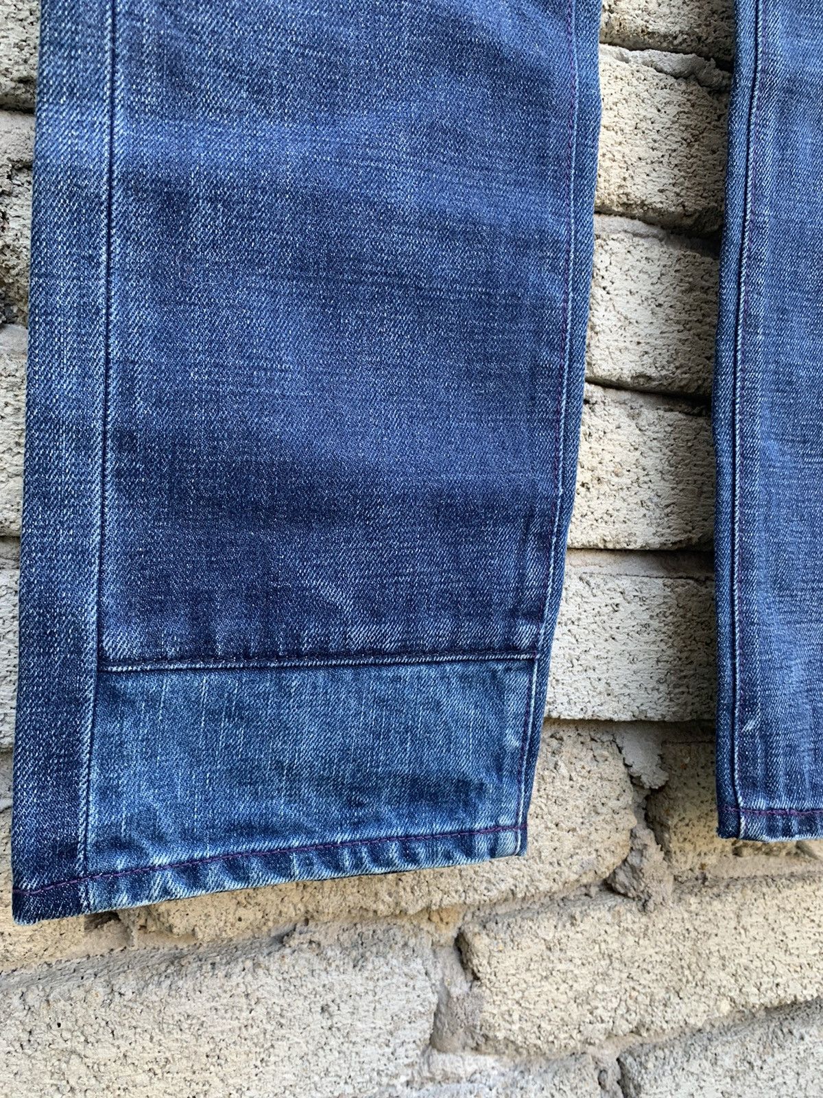 Neighborhood Neighborhood Savage Rips Patchwork 2003 Selvedge Denim Pants Size US 29 - 12 Thumbnail