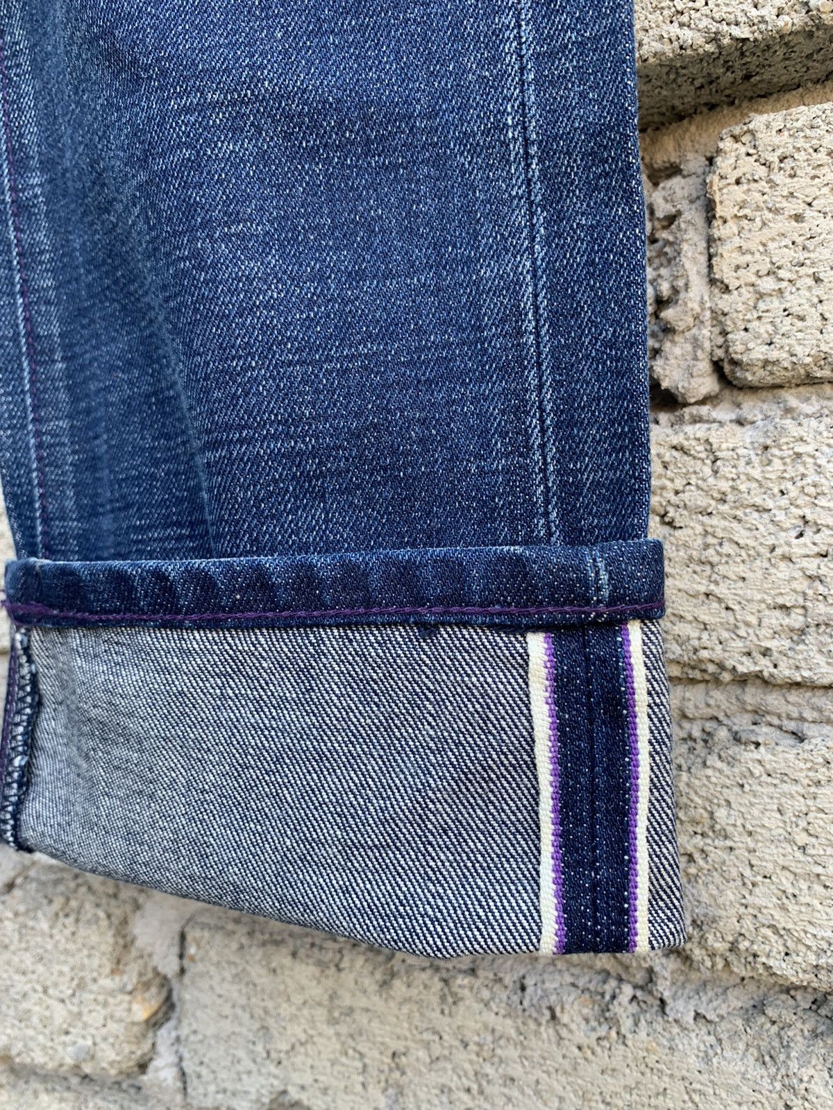Neighborhood Neighborhood Savage Rips Patchwork 2003 Selvedge Denim Pants Size US 29 - 18 Thumbnail