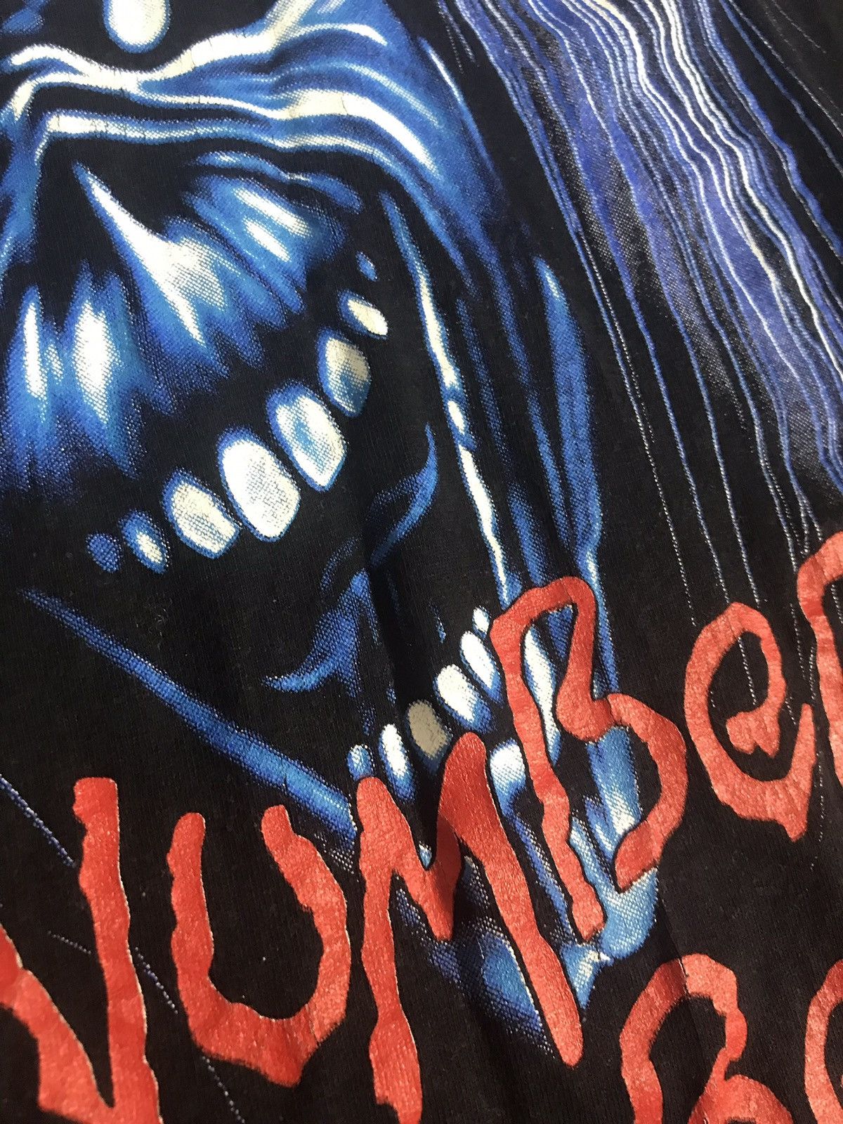 Vintage Rare Vintage Iron Maiden made in USA t-shirt Size US L / EU 52-54 / 3 - 5 Thumbnail