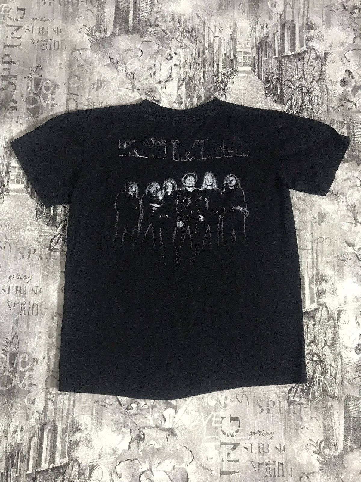 Vintage Rare Vintage Iron Maiden made in USA t-shirt Size US L / EU 52-54 / 3 - 2 Thumbnail