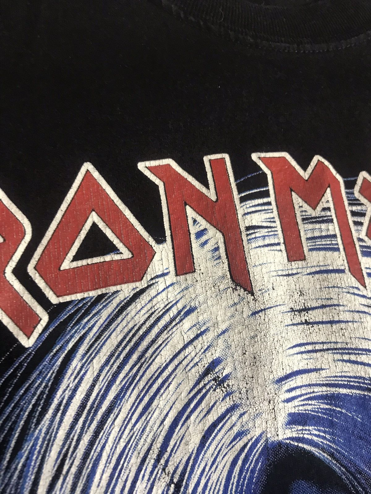 Vintage Rare Vintage Iron Maiden made in USA t-shirt Size US L / EU 52-54 / 3 - 4 Thumbnail