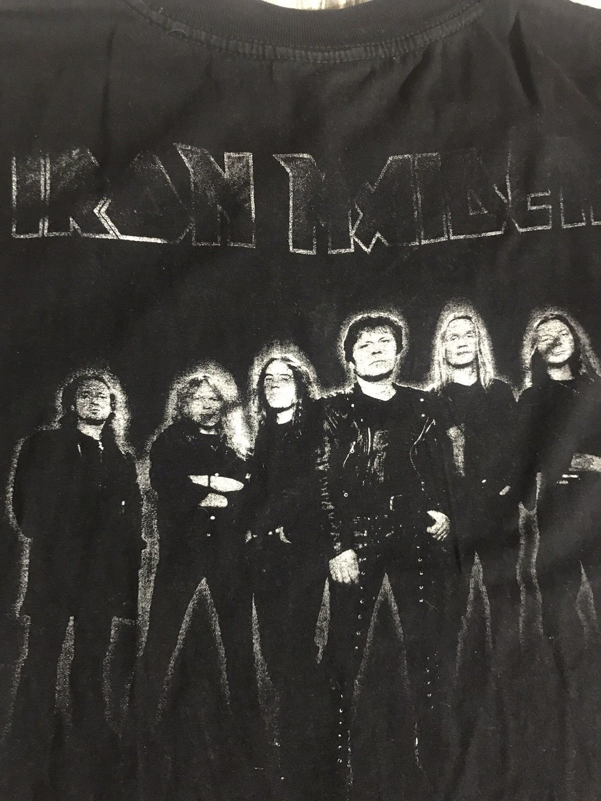 Vintage Rare Vintage Iron Maiden made in USA t-shirt Size US L / EU 52-54 / 3 - 10 Thumbnail