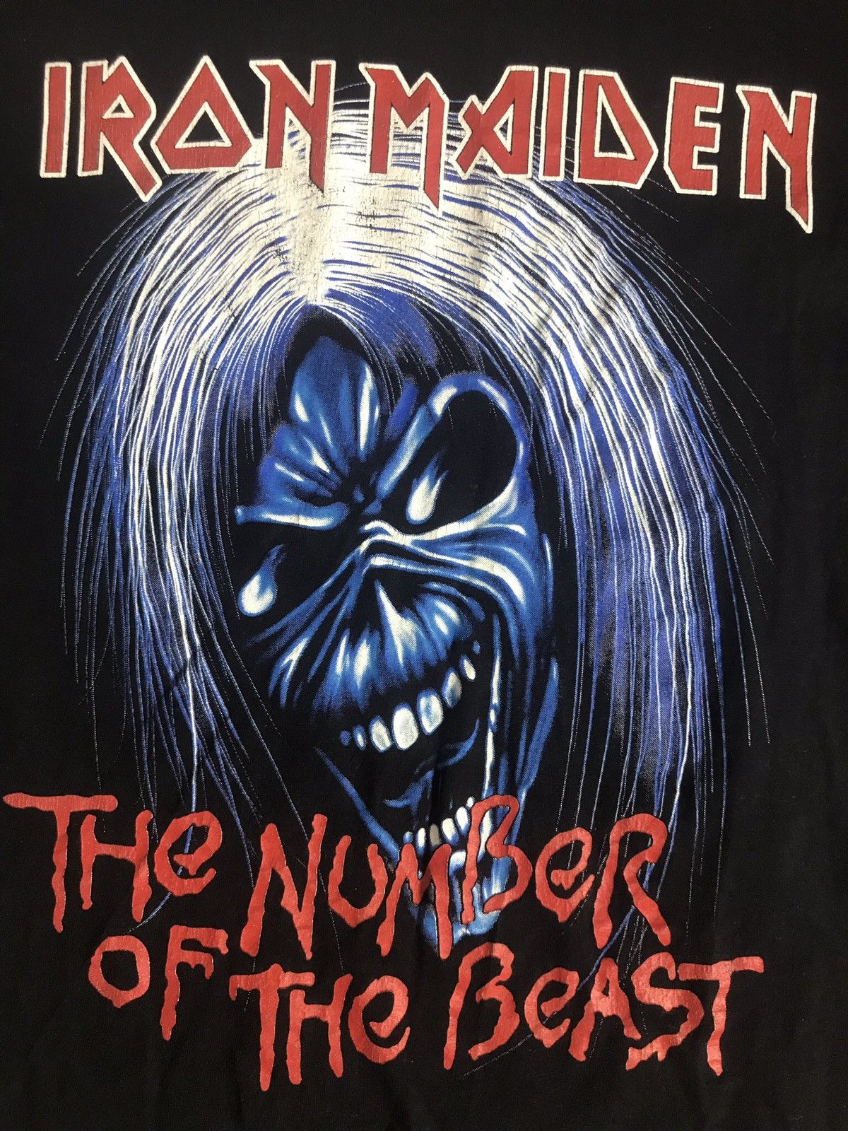 Vintage Rare Vintage Iron Maiden made in USA t-shirt Size US L / EU 52-54 / 3 - 3 Thumbnail