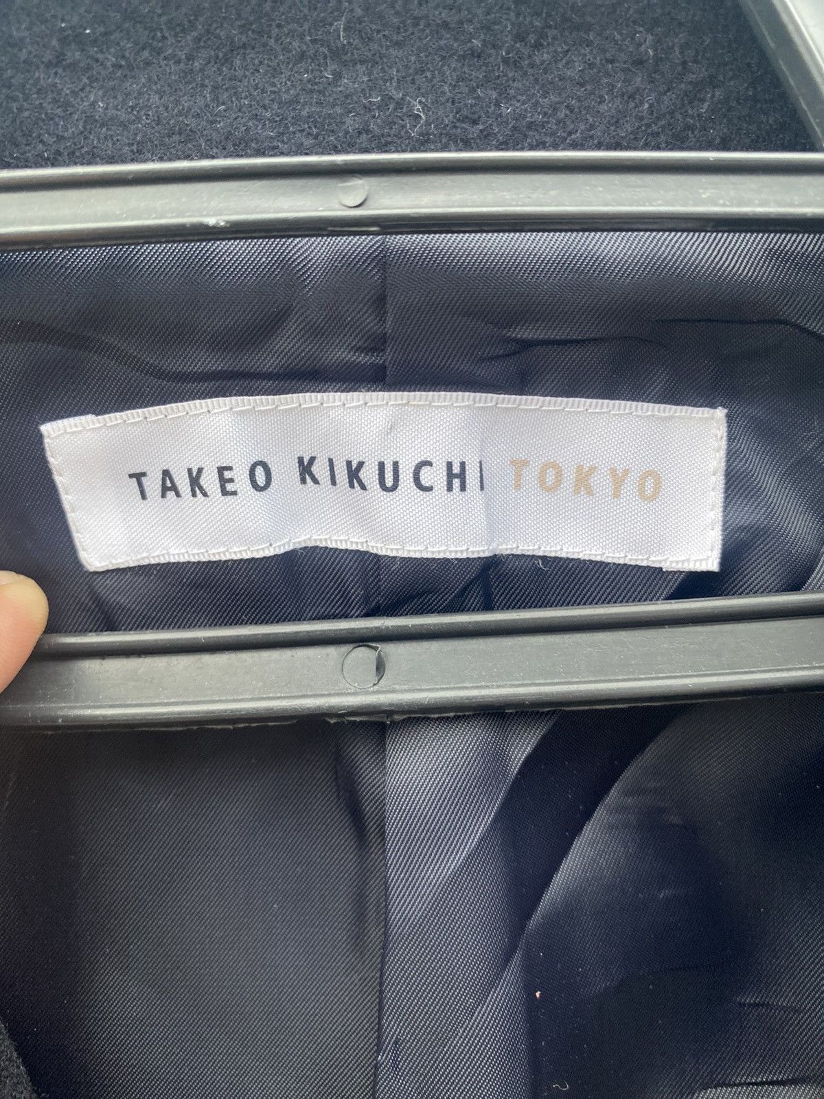 Takeo Kikuchi Vtg 90s TAKEO KIKUCHI TOKYO wool jacket two way zipper Size US L / EU 52-54 / 3 - 5 Thumbnail