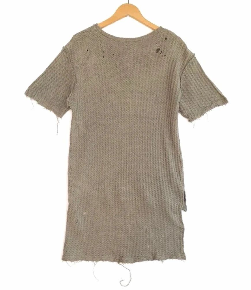 Maison MIHARA YASUHIRO RARE🔥KNIT THRASHED DESIGN FITTING TAILBACK SHIRT Size US L / EU 52-54 / 3 - 2 Thumbnail