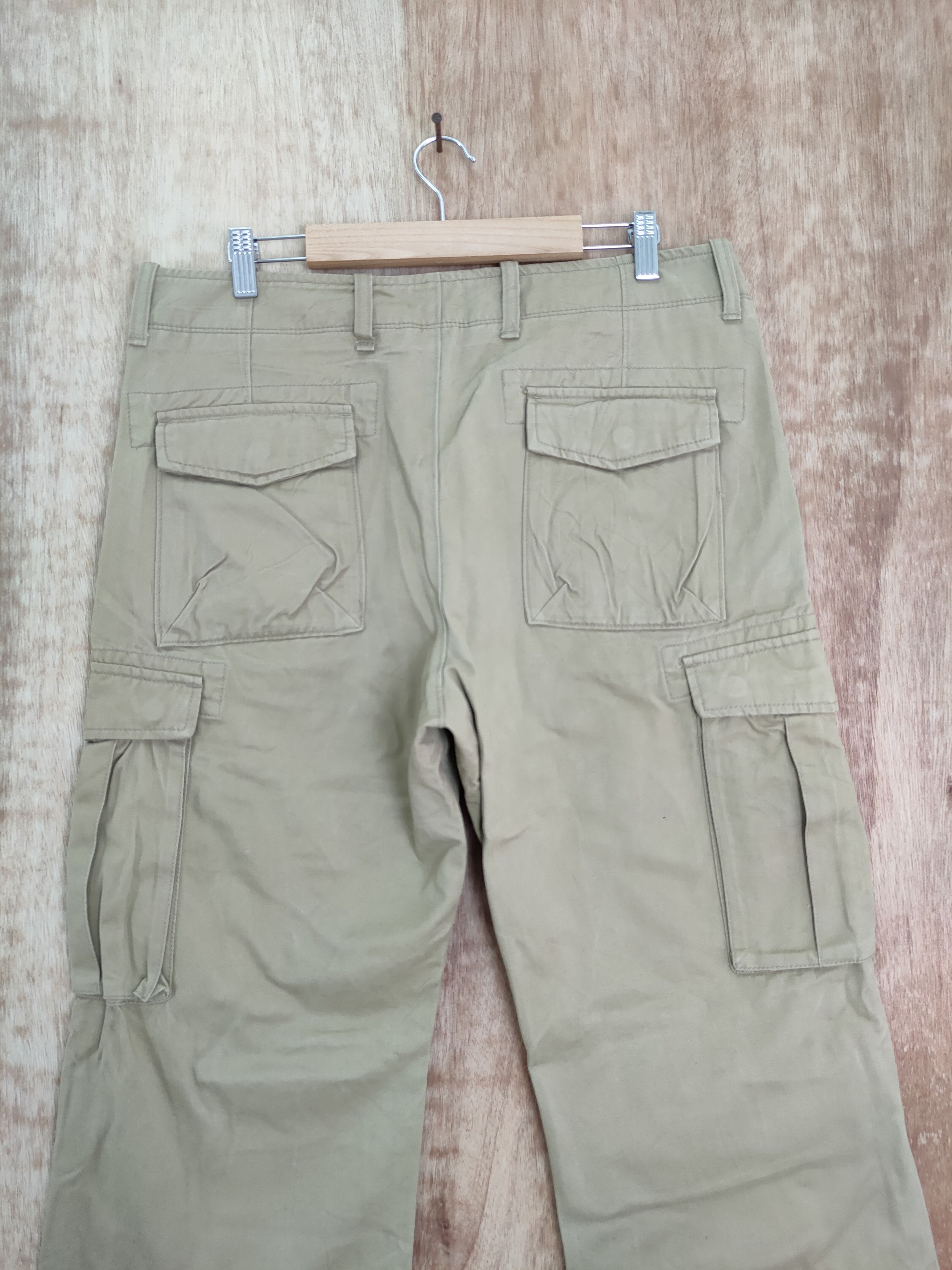 Gap Gap Kenye brown multipocket tactical cargo pants #468DL Size US 33 - 9 Thumbnail