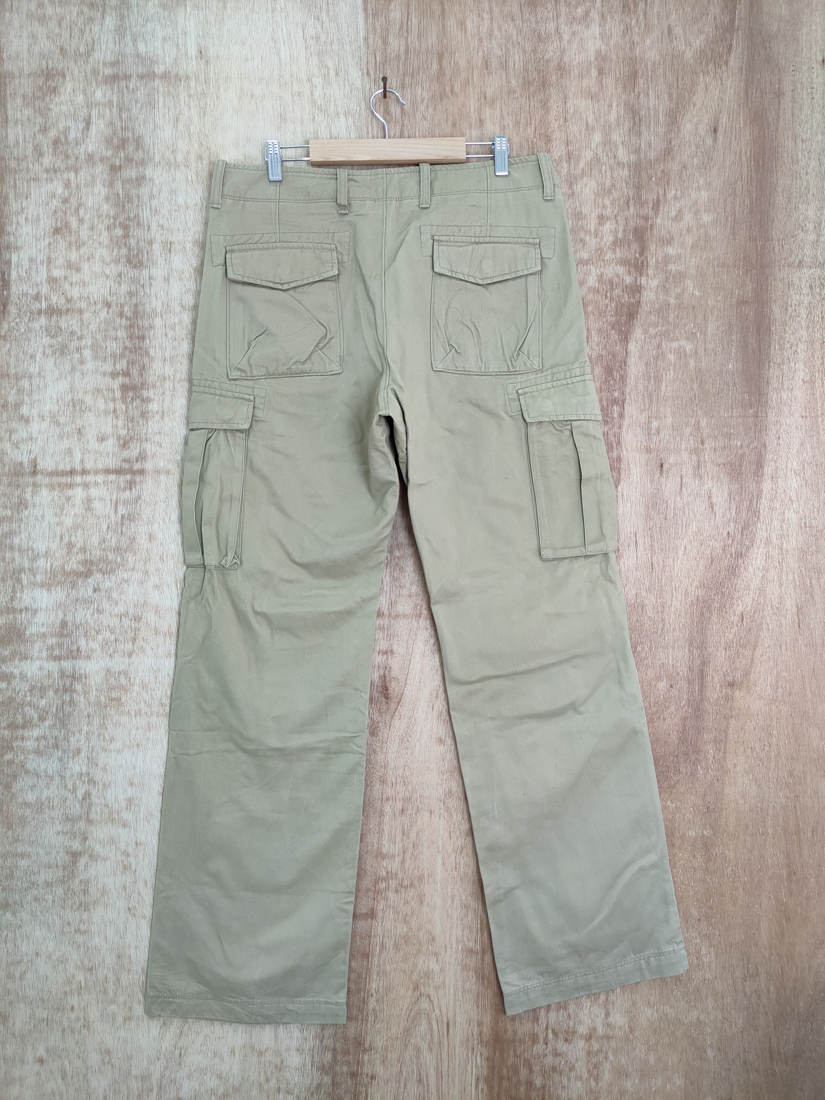 Gap Gap Kenye brown multipocket tactical cargo pants #468DL Size US 33 - 7 Thumbnail