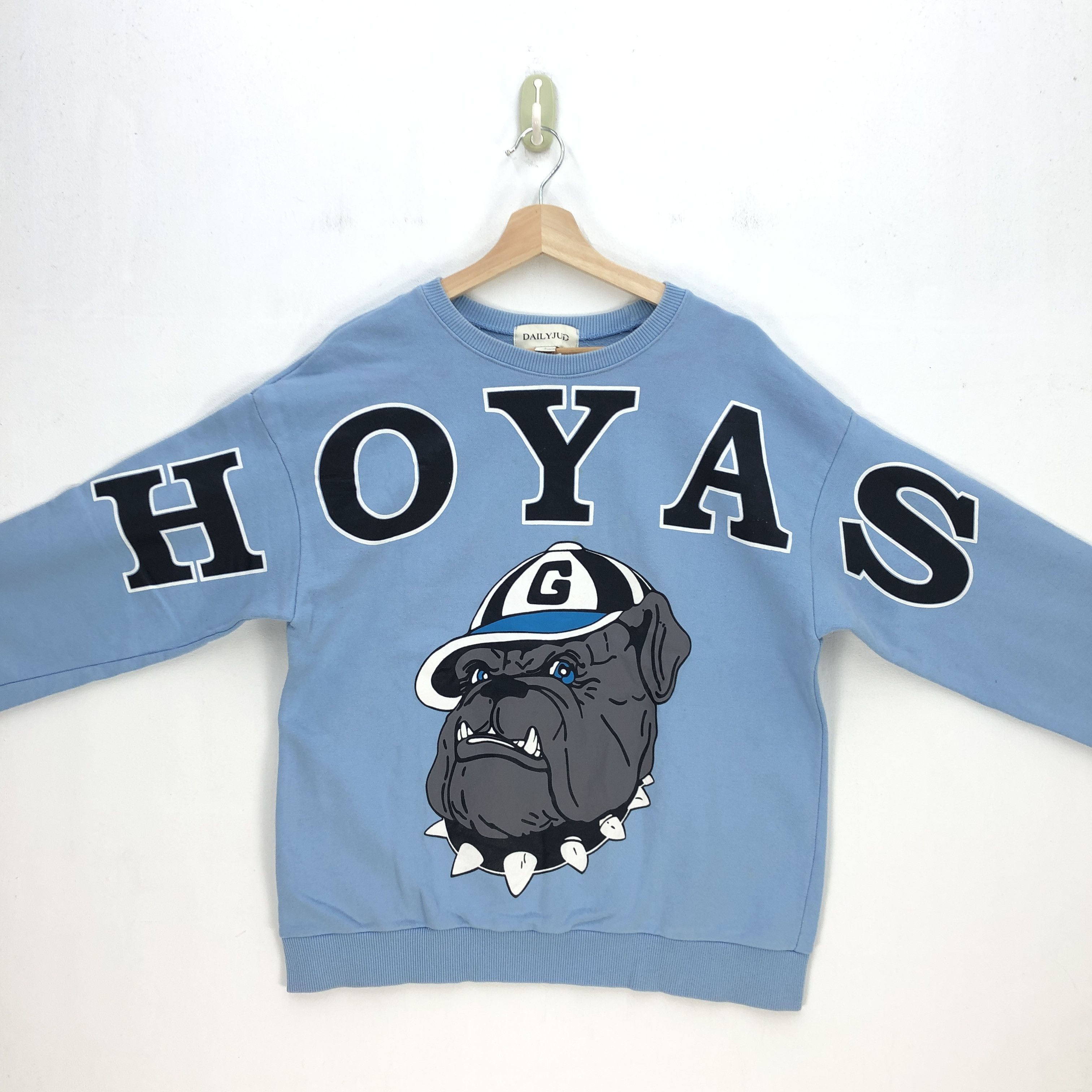 Vintage Vintage Georgetown University Hoyas Sweatshirt Sweater Size US M / EU 48-50 / 2 - 2 Thumbnail