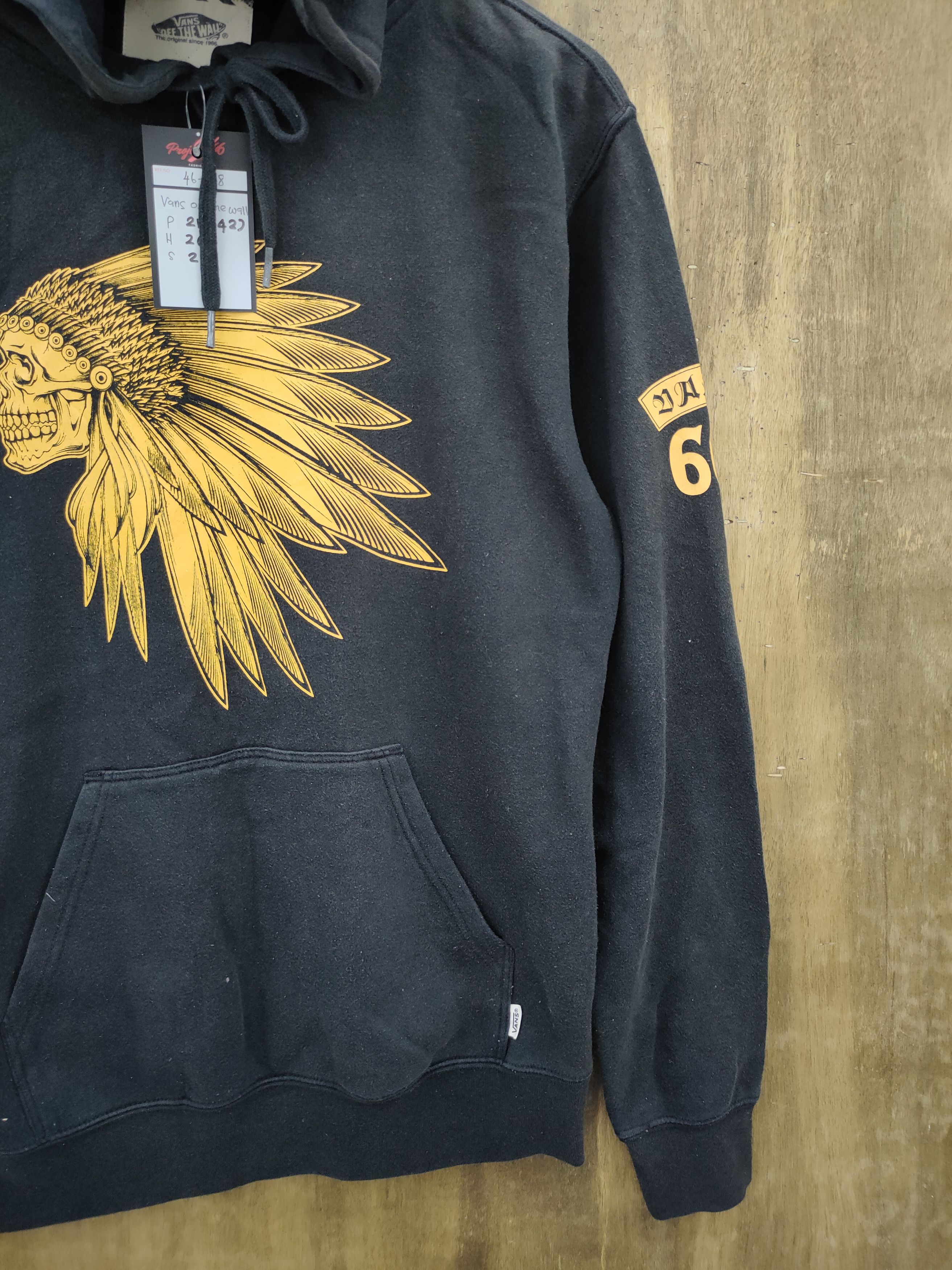 Vans vans 66 Apache skull hoodie sweatshirt #46-028 Size US S / EU 44-46 / 1 - 3 Thumbnail