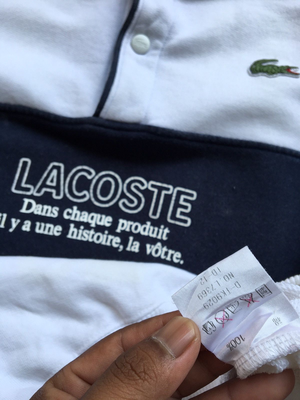 Lacoste Vintage Lacoste Sweatshirt Crewneck Big Logo Size US M / EU 48-50 / 2 - 13 Thumbnail