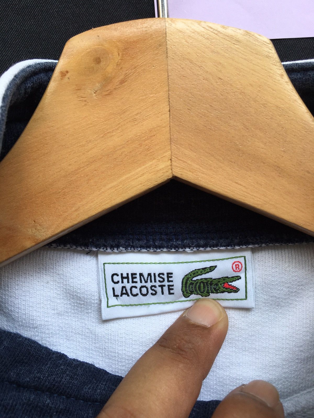 Lacoste Vintage Lacoste Sweatshirt Crewneck Big Logo Size US M / EU 48-50 / 2 - 12 Thumbnail