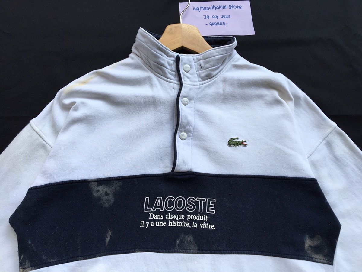 Lacoste Vintage Lacoste Sweatshirt Crewneck Big Logo Size US M / EU 48-50 / 2 - 5 Thumbnail