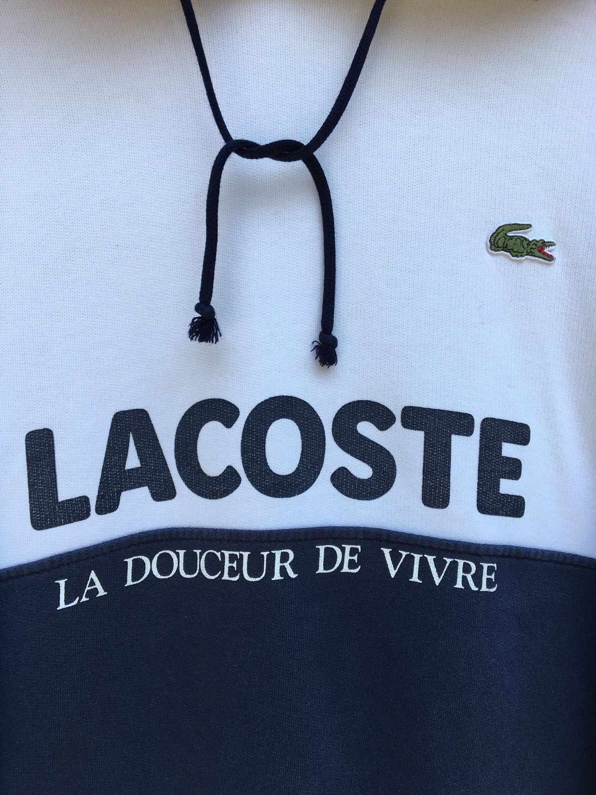Lacoste Vintage Lacoste Spellout Big Logo Hoodie Size US L / EU 52-54 / 3 - 6 Thumbnail