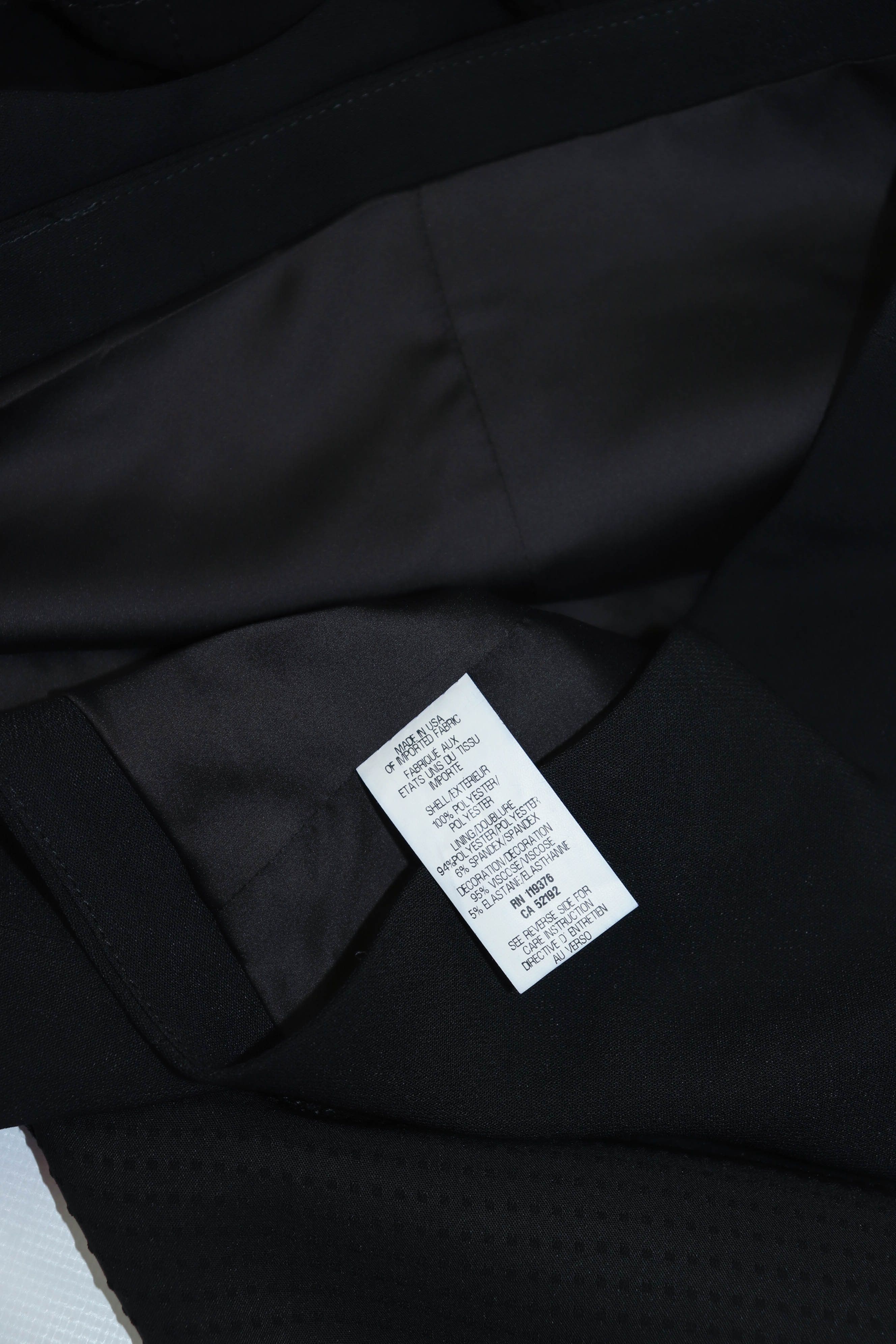 Helmut Lang Women's Helmut Lang Black Layered Mini Top Zip Blouse Size M / US 6-8 / IT 42-44 - 12 Thumbnail
