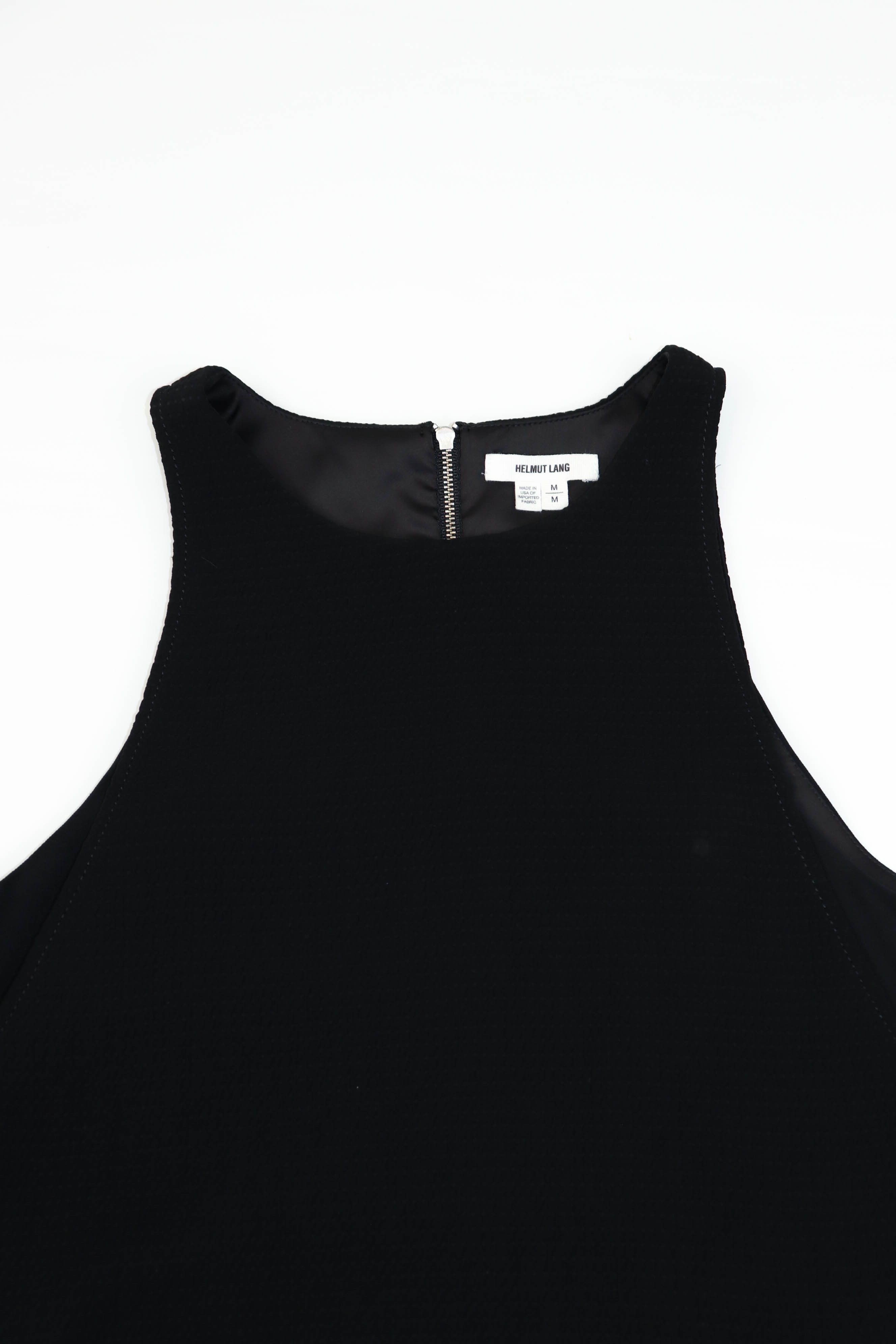 Helmut Lang Women's Helmut Lang Black Layered Mini Top Zip Blouse Size M / US 6-8 / IT 42-44 - 7 Thumbnail