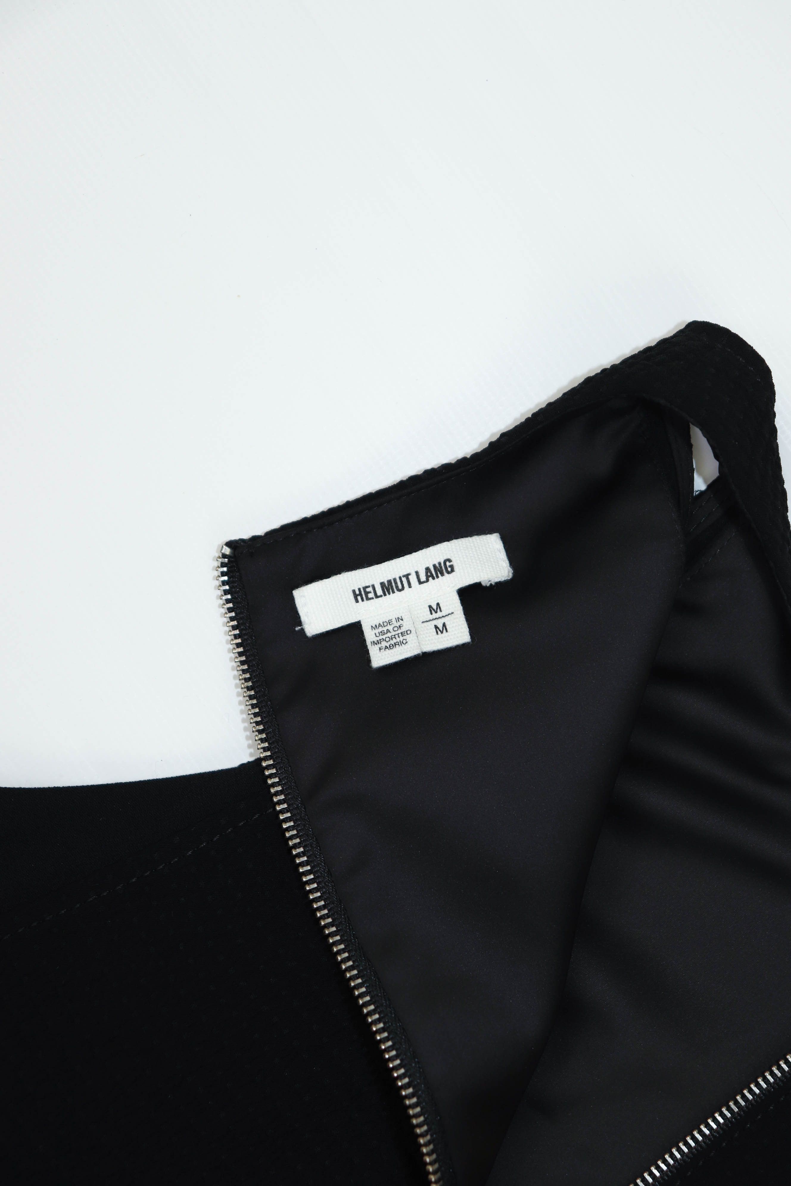 Helmut Lang Women's Helmut Lang Black Layered Mini Top Zip Blouse Size M / US 6-8 / IT 42-44 - 11 Thumbnail