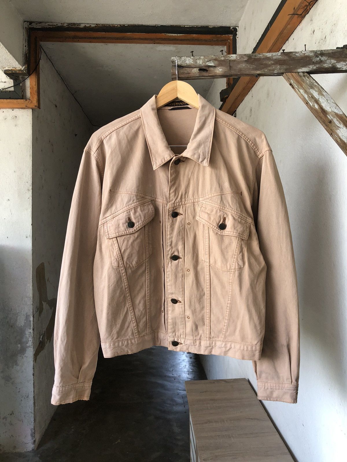 Marithe + Francois Girbaud Vintage 90s Marithe Francois Girbaud Faded Denim Jacket Size US L / EU 52-54 / 3 - 1 Thumbnail