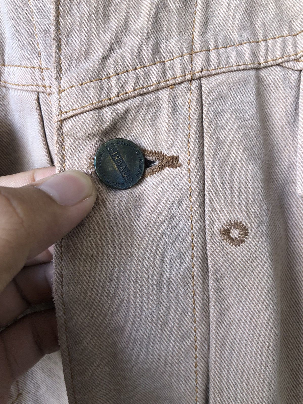 Marithe + Francois Girbaud Vintage 90s Marithe Francois Girbaud Faded Denim Jacket Size US L / EU 52-54 / 3 - 6 Thumbnail