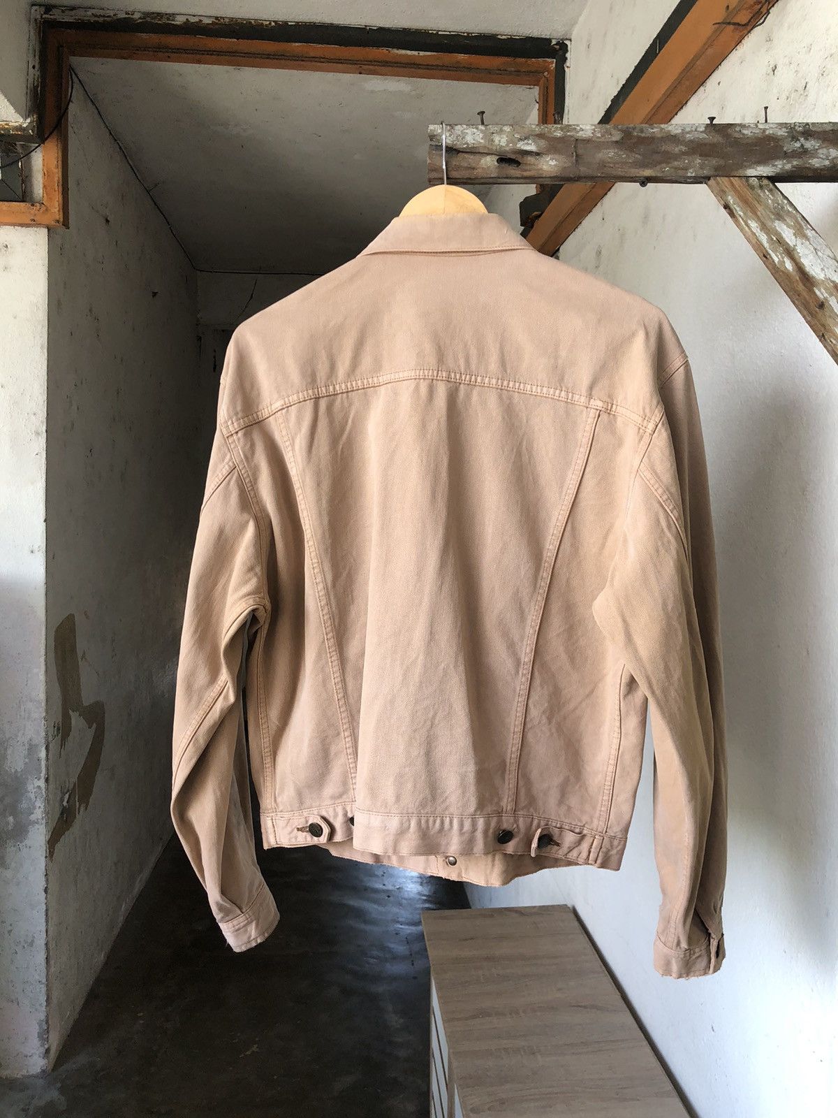 Marithe + Francois Girbaud Vintage 90s Marithe Francois Girbaud Faded Denim Jacket Size US L / EU 52-54 / 3 - 2 Thumbnail