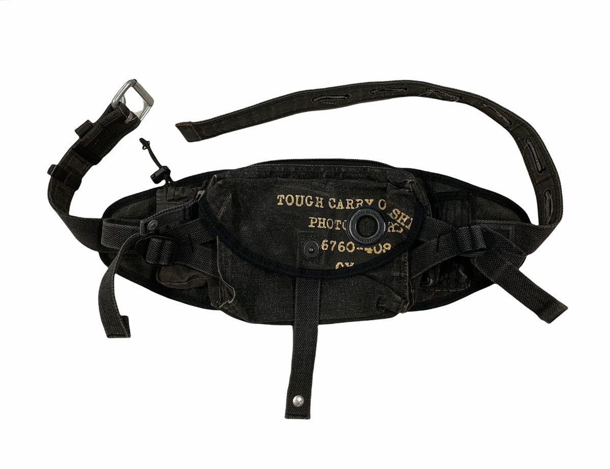 If Six Was Nine x Le Grande Bleu L G B Tough Crossbody Tactical Utilities Pocket Bag in Black, Men's