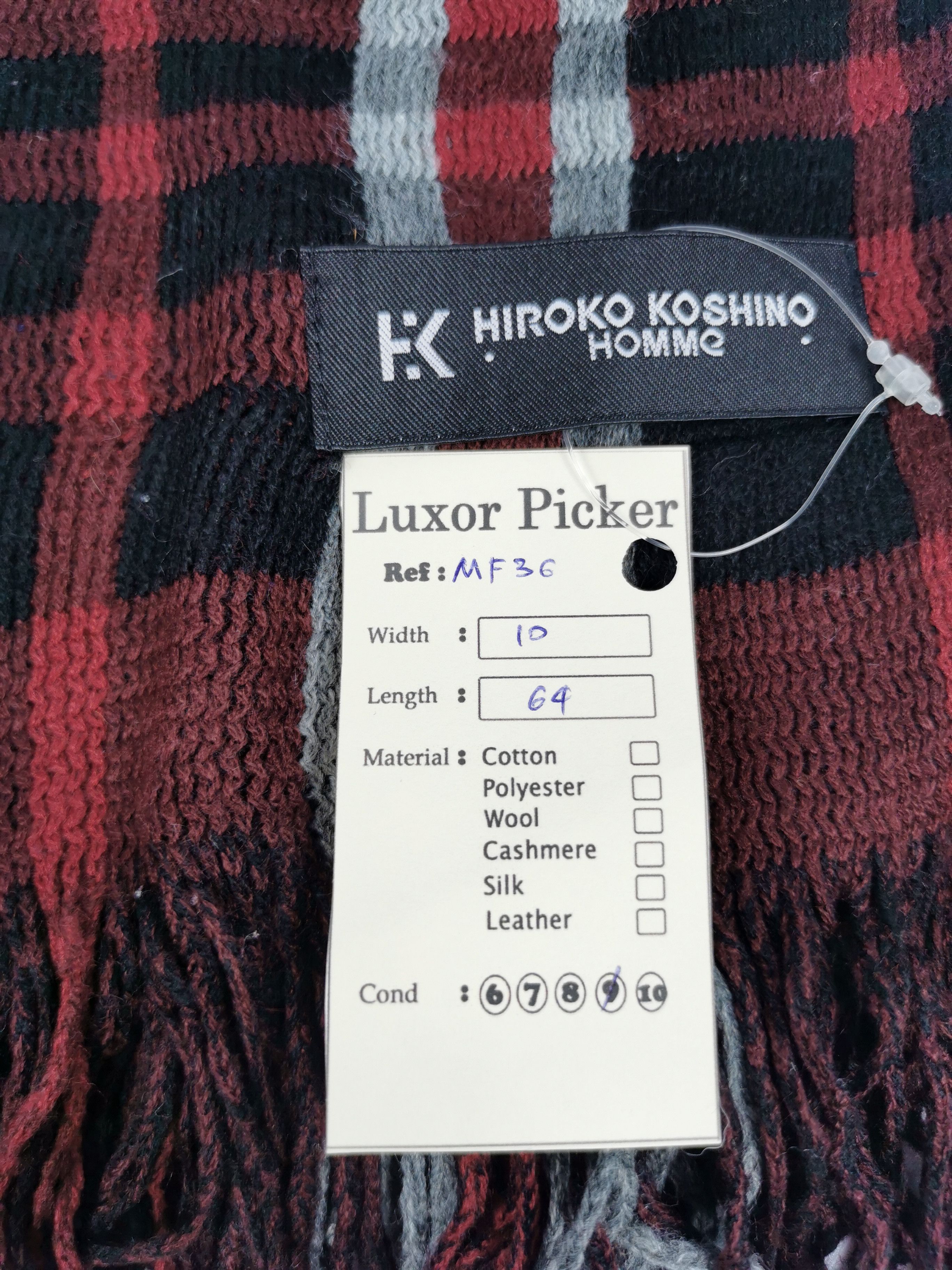Hiroko Koshino Homme × Vintage Hiroko koshino scarf muffler Size ONE SIZE - 5 Thumbnail