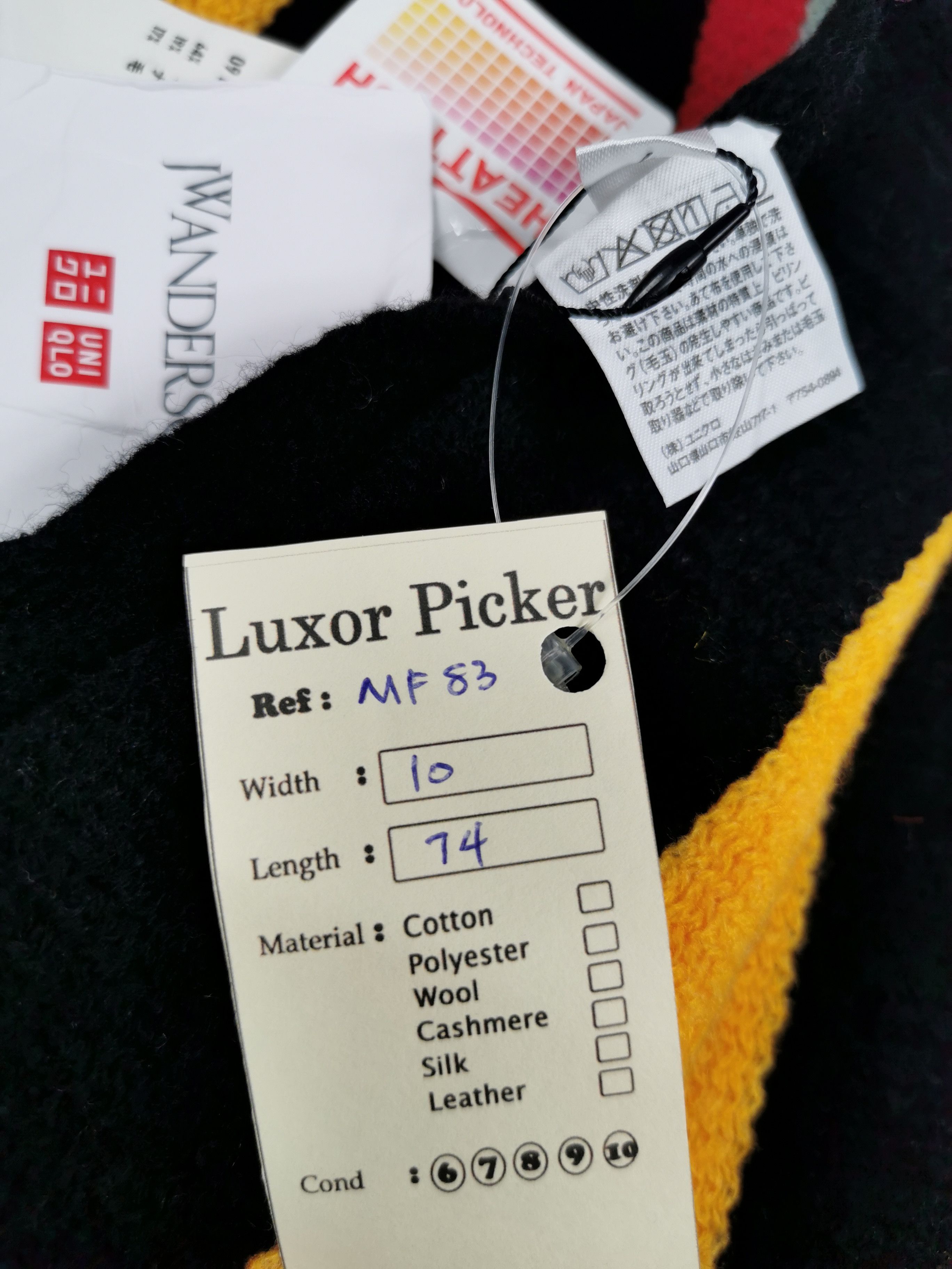 JW Anderson J W anderson X uniqlo scarf muffler Size ONE SIZE - 5 Thumbnail