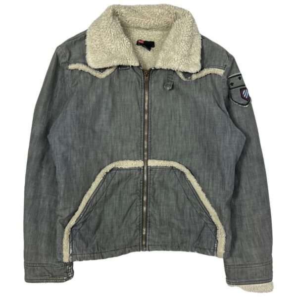 Diesel × Vintage Vintage Diesel Cyber Y2K Jacket Size US M / EU 48-50 / 2 - 2 Thumbnail