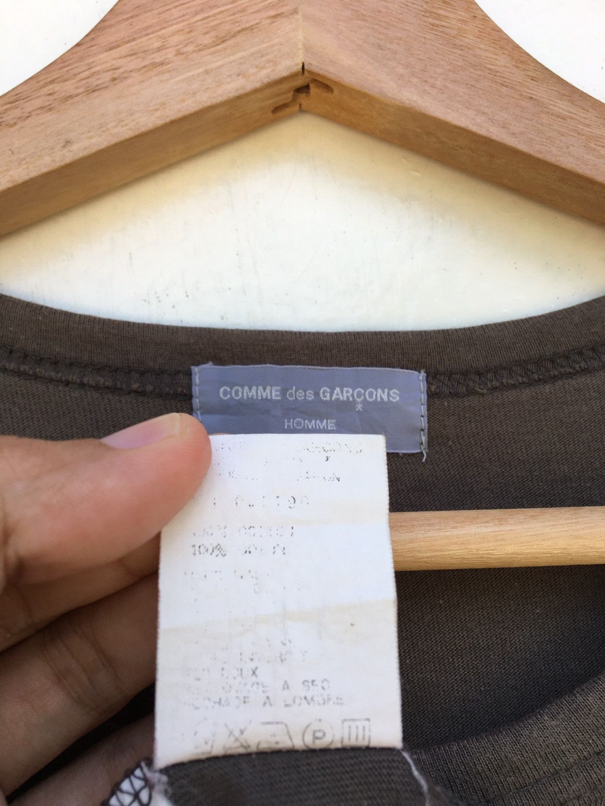Comme des Garcons Vintage AD 1996 CDG Comme Des Garcons Homme T shirt Size US L / EU 52-54 / 3 - 15 Thumbnail