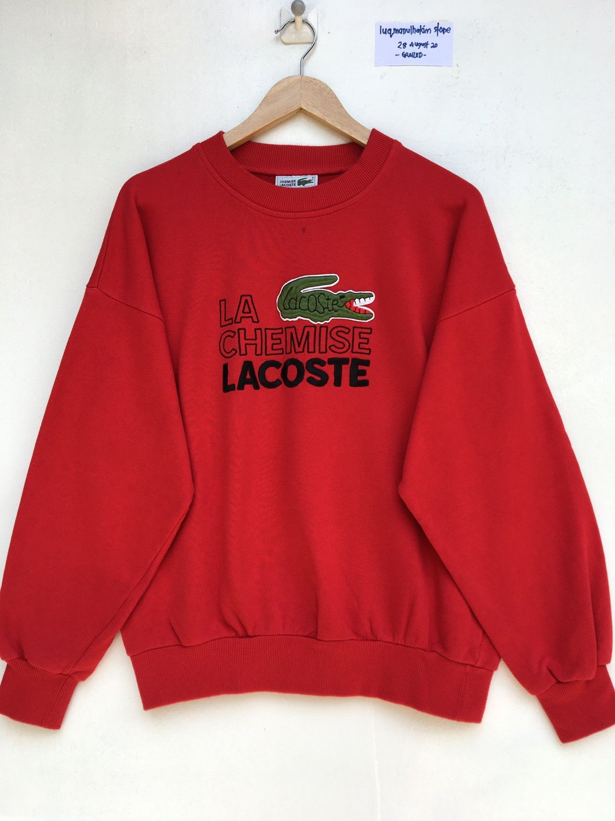 Lacoste LACOSTE Sweatshirt Big Logo Embroidery Style Sweatshirtr Size US L / EU 52-54 / 3 - 2 Thumbnail
