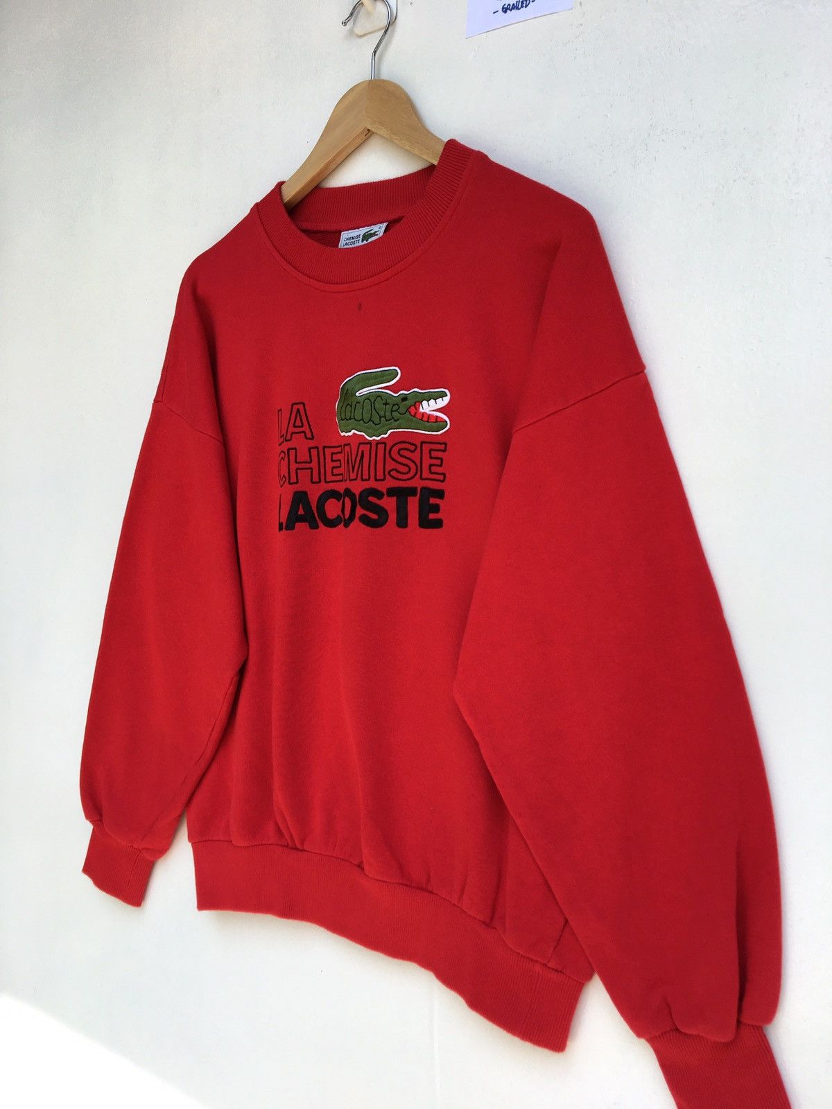 Lacoste LACOSTE Sweatshirt Big Logo Embroidery Style Sweatshirtr Size US L / EU 52-54 / 3 - 4 Thumbnail